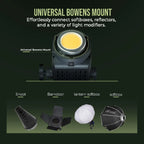 HIFFIN COB 300P 300 Watt Professional Bi Color LED Video Light HIFFIN