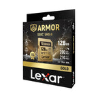Lexar Professional Armor Gold 128GB UHS II V60 SDXC Memory Card Lexar