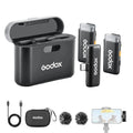 Godox WES2 Kit2 Wireless Lavalier Microphone Godox