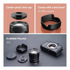 TTArtisan AF 75mm F2 Auto Focus Portrait Lens E mount TTArtisans