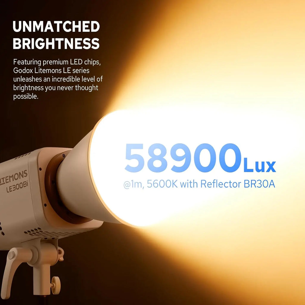Godox LE300Bi 315W Bi Color LED Video Light Bowens Mount Godox