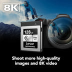 Lexar Professional 128GB CFexpress Type B Silver Memory Card Lexar