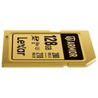 Lexar Professional Armor Gold 128GB UHS II V60 SDXC Memory Card Lexar