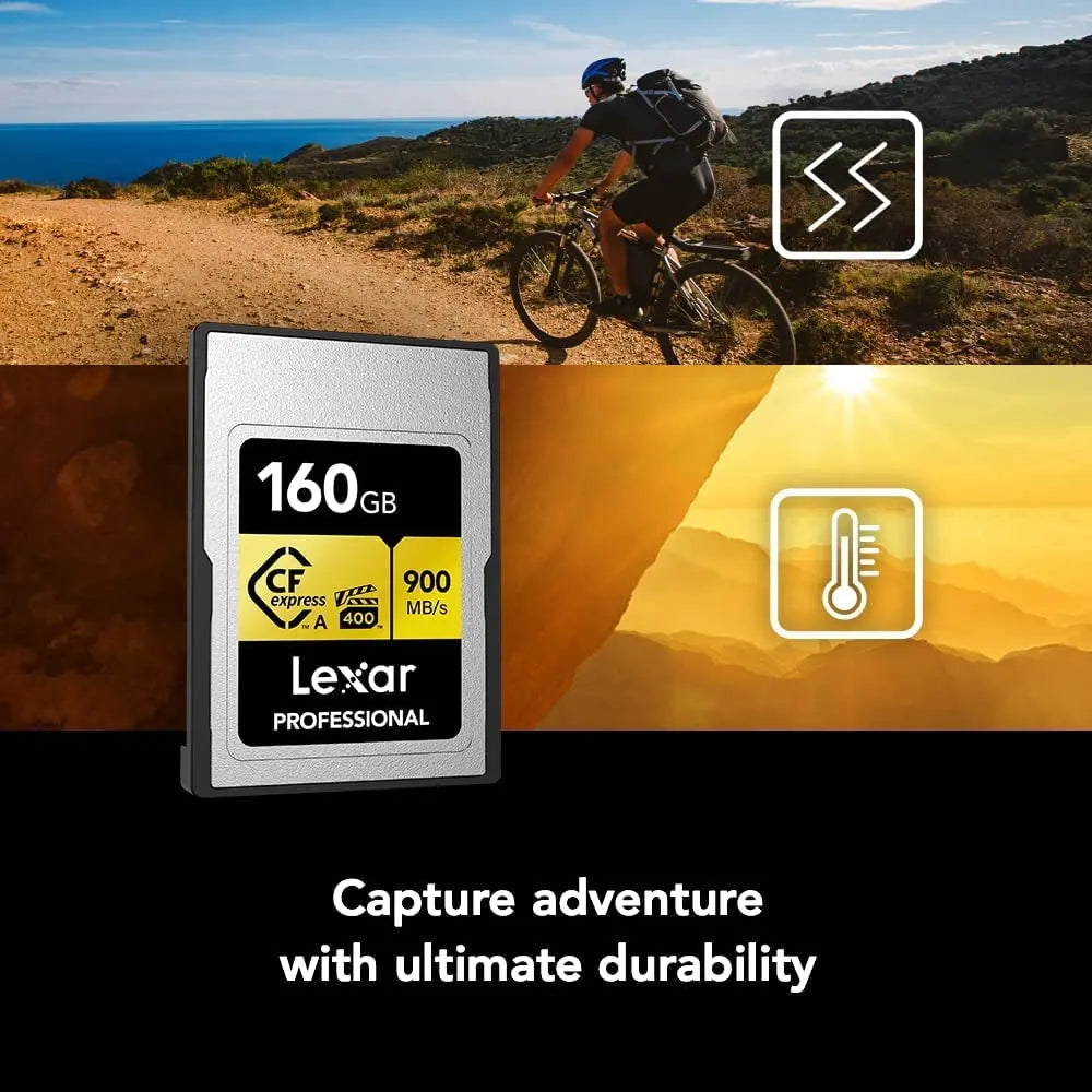 Lexar Professional 80GB CFexpress Type A Gold Memory Card Lexar
