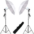 HIFFIN E27 Studio Umbrella Lighting Kit with 9Ft Stand Set of 2 HIFFIN