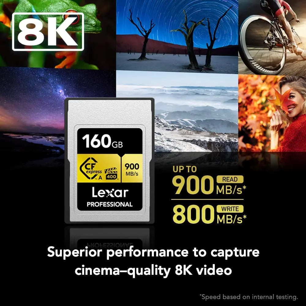 Lexar Professional 80GB CFexpress Type A Gold Memory Card Lexar