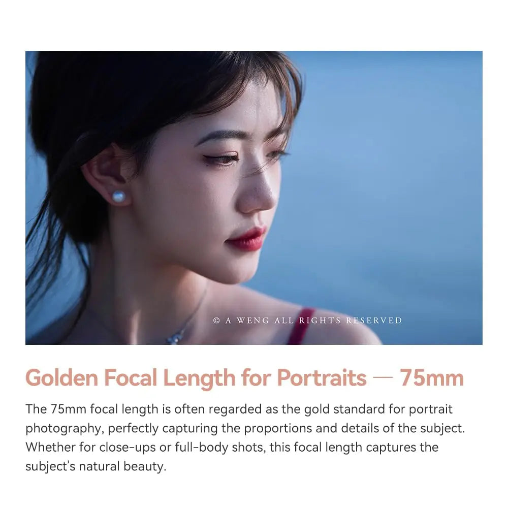 TTArtisan AF 75mm F2 Auto Focus Portrait Lens E mount TTArtisans