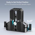 SmallRig Camera Base Plate with Rod Rail Clamp 1674 SMALLRIG