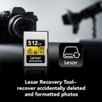 Lexar Professional GOLD Series 512GB CFexpress 4.0 Type A Memory Card Lexar