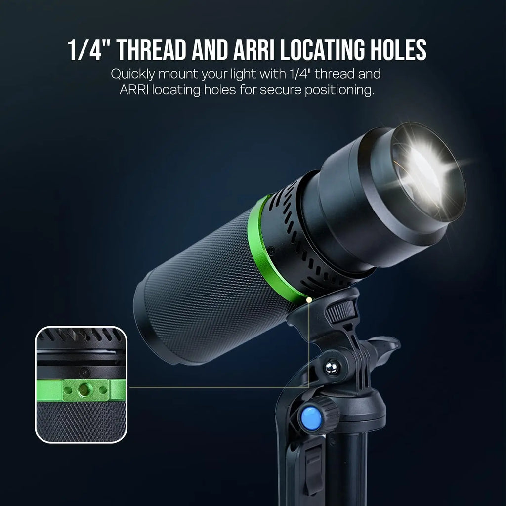 HIFFIN G Flash PRO RGB Photography Flashlight Portable Video Light 30W LED HIFFIN