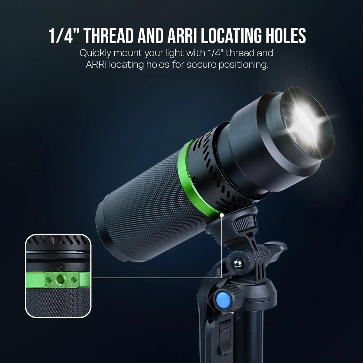 HIFFIN G Flash PRO RGB Photography Flashlight Portable Video Light 30W LED HIFFIN
