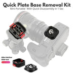 Claw Quick Release QR Plate Kit for DSLR and Mirrorless Cameras Rapid Connect Adapter TEKTONIC