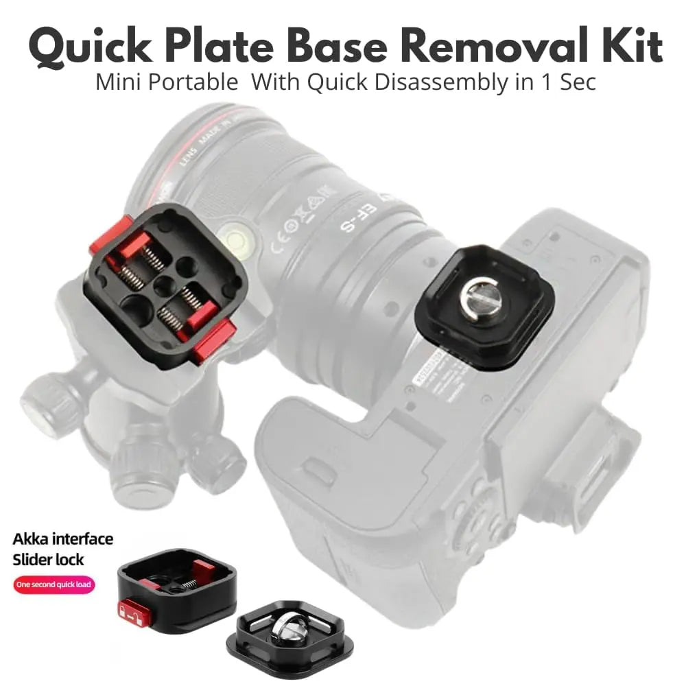 Claw Quick Release QR Plate Kit for DSLR and Mirrorless Cameras Rapid Connect Adapter TEKTONIC