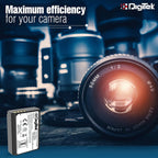 DIGITEK LP-E10 Lithium-Ion Rechargeable Battery for Canon EOS DSLR Cameras Digitek