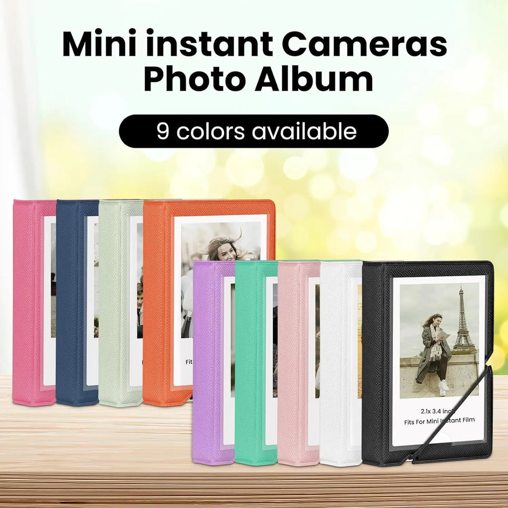 Tektonic Mini Photo Album 28 Pockets for Instax and Polaroid 2x3 Inch TEKTONIC