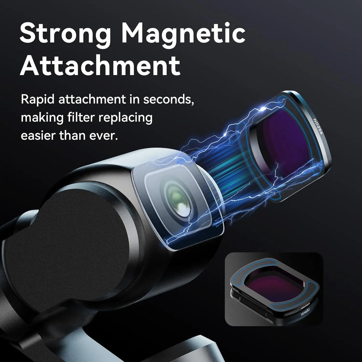 Ulanzi PK-03 ND Magnetic 3-Filter Kit for DJI Osmo Pock Ulanzi