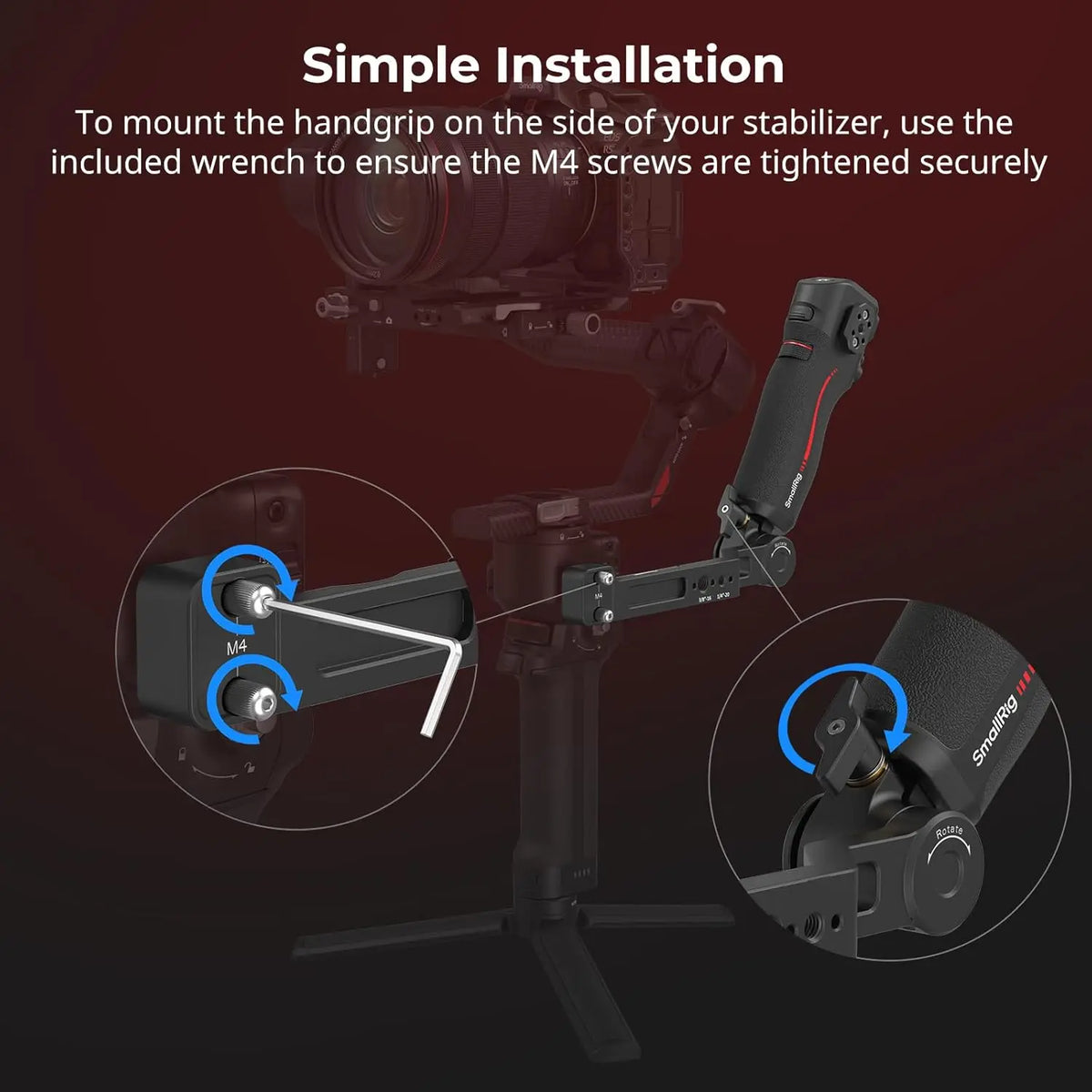 SmallRig Sling Handle with Focus Control 4326 for DJI RS Series Gimbal SMALLRIG