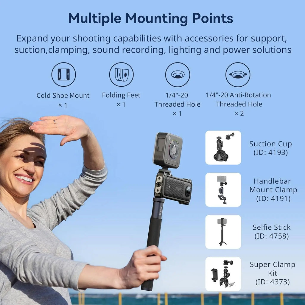 SmallRig Cage for Insta360 X4 Aluminum Protective Case 4278 SMALLRIG