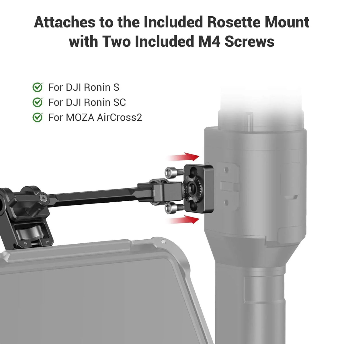SmallRig Adjustable Camera Monitor Mount for Gimbals 2889 SMALLRIG