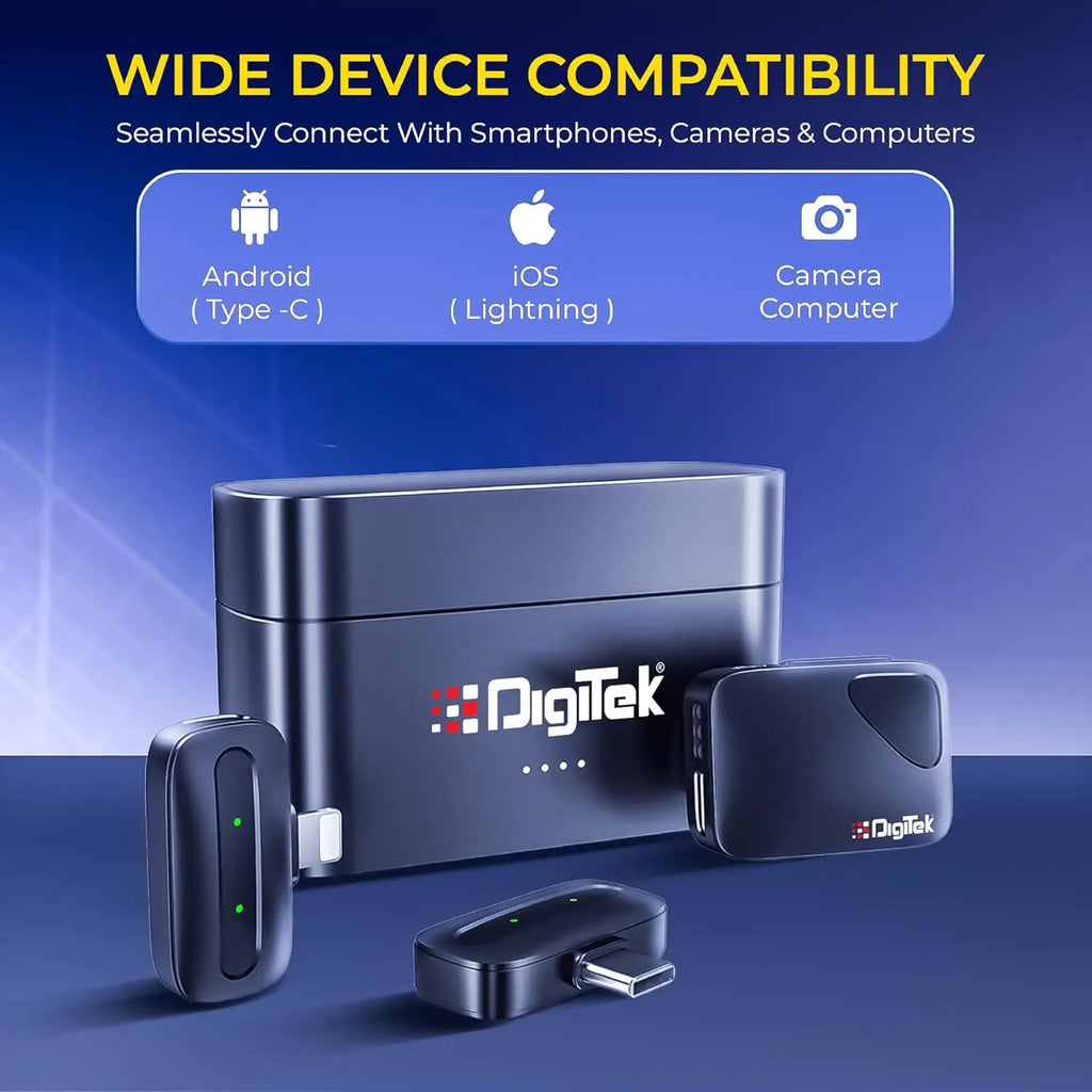 Digitek DWM 131 2 in 1 Wireless Microphone Digitek