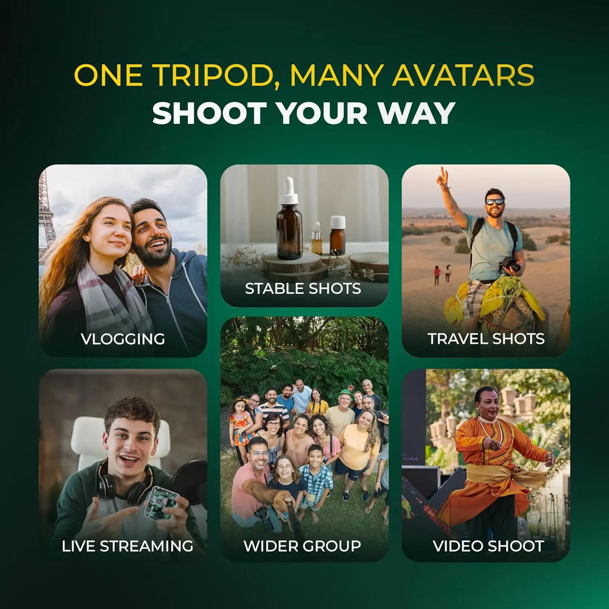 Digitek DTR 350 SS Magnetic Selfie Stick Tripod Digitek