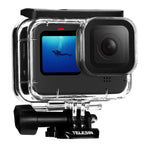 TELESIN Waterproof Dive Case for GoPro Hero 10/9 Black TELESIN