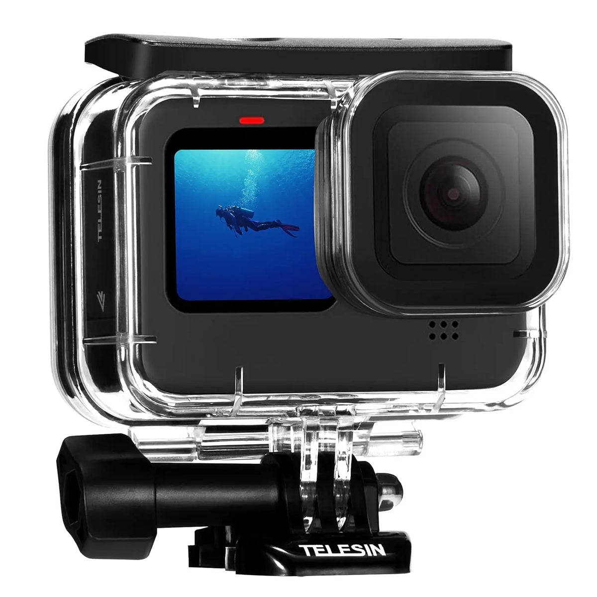 TELESIN Waterproof Dive Case for GoPro Hero 10/9 Black TELESIN
