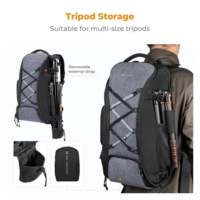 K and F Concept 25L Camera Backpack with Laptop Compartment K&F