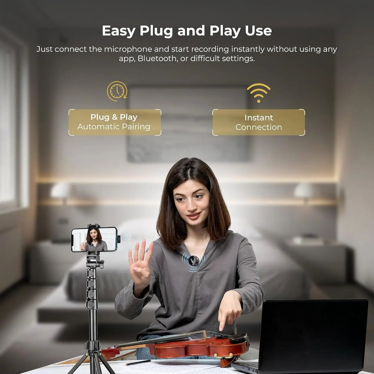 Digitek DWM 124 2 in 1 Wireless Microphone Digitek
