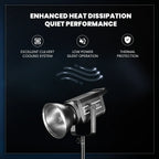 HIFFIN COB 250P 250W Bi Color Continuous LED Video Light HIFFIN