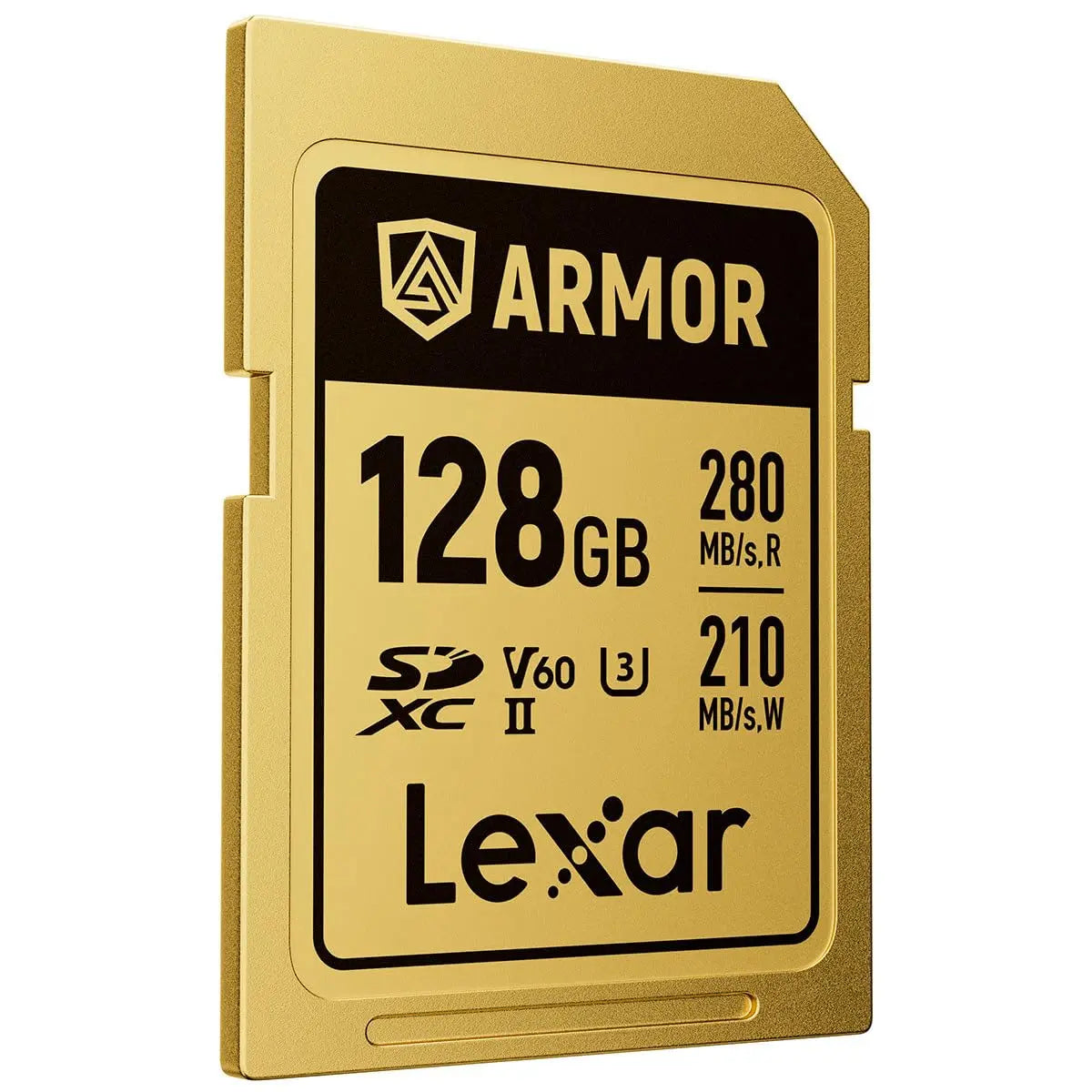 Lexar Professional Armor Gold 128GB UHS II V60 SDXC Memory Card Lexar