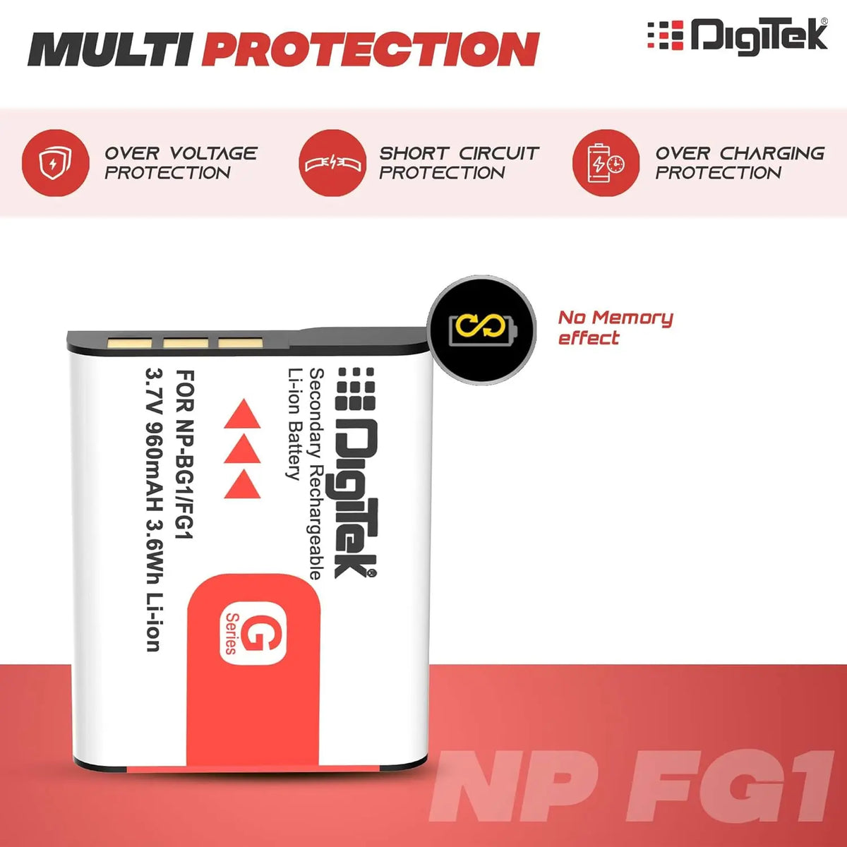 Digitek NP BG1 Lithium Ion Rechargeable Battery Digitek