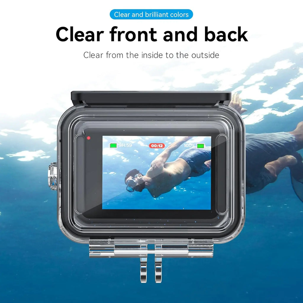 TELESIN Waterproof Dive Case for GoPro Hero 10/9 Black TELESIN