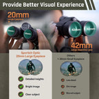 SPORTICH 10x42 HD Binoculars with ED Glass sirui