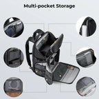 K and F Concept 20L Hard Shell Camera Backpack with Laptop Compartment K&F