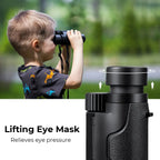 K and F Concept 10x25 Compact Binoculars Waterproof BAK4 K&F