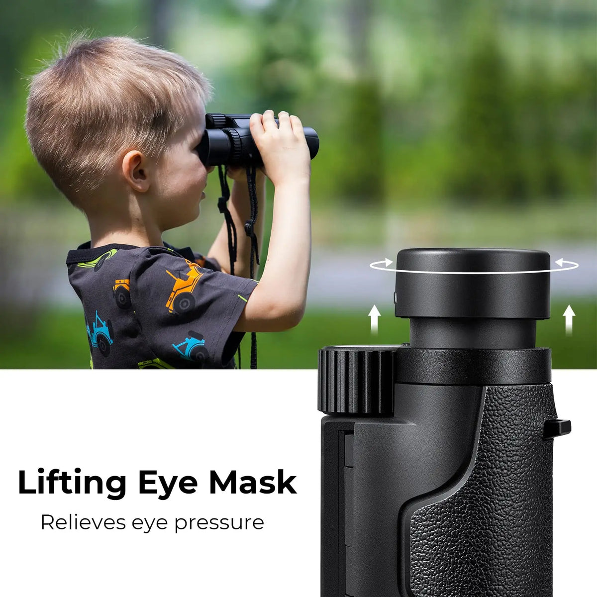 K and F Concept 10x25 Compact Binoculars Waterproof BAK4 K&F