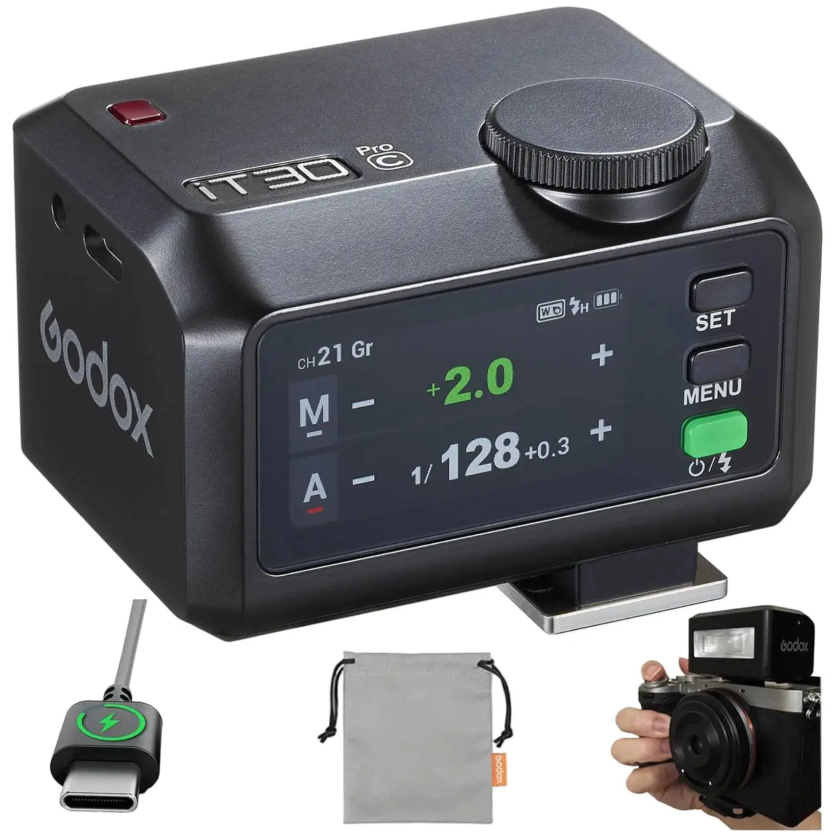 The Godox iT30 Pro C mini flash Godox