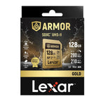 Lexar Professional Armor Gold 128GB UHS II V60 SDXC Memory Card Lexar