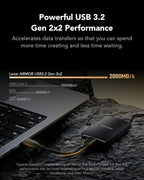 Lexar Armor 700 2TB Portable SSD 2000MBs USB 3.2 Lexar