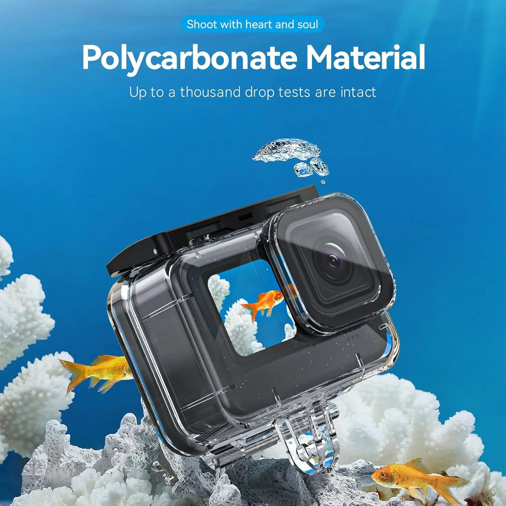 TELESIN Waterproof Dive Case for GoPro Hero 10/9 Black TELESIN