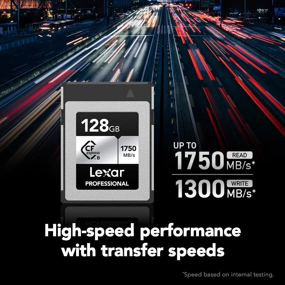Lexar Professional 128GB CFexpress Type B Silver Memory Card Lexar