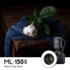 Godox ML150II Macro Ring Flash Light GN12 Godox
