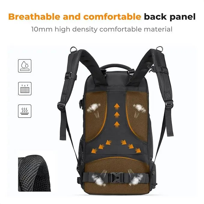 K and F Concept 25L Camera Backpack with Laptop Compartment K&F
