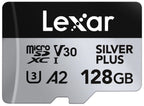 Lexar Silver Plus 128GB Micro SDXC Memory Card Lexar
