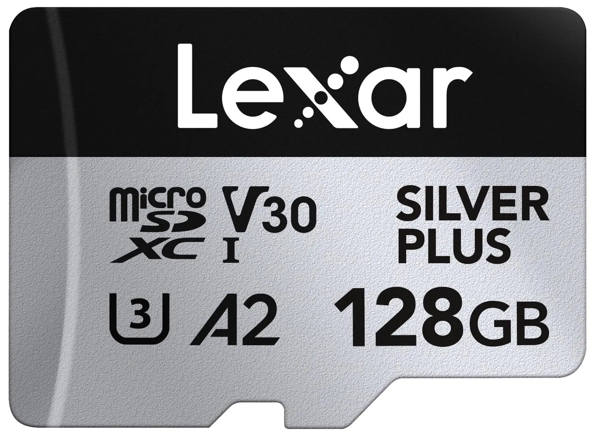 Lexar Silver Plus 128GB Micro SDXC Memory Card Lexar
