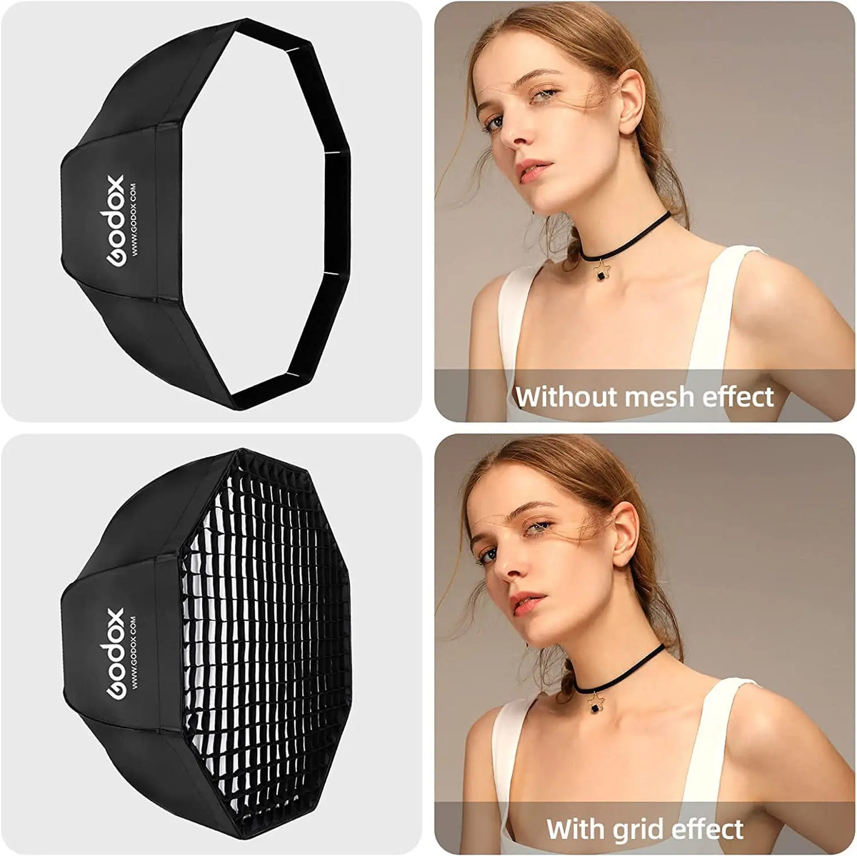 Godox SB GUE120 Octa Softbox with Bowens Mount and Grid Godox