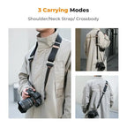 TEKTONIC K and F Concept 32mm Camera Strap Grey KF13 115 K&F