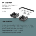 SmallRig Anti Twist Cold Shoe Mount Adapter 2pcs 5032 SMALLRIG