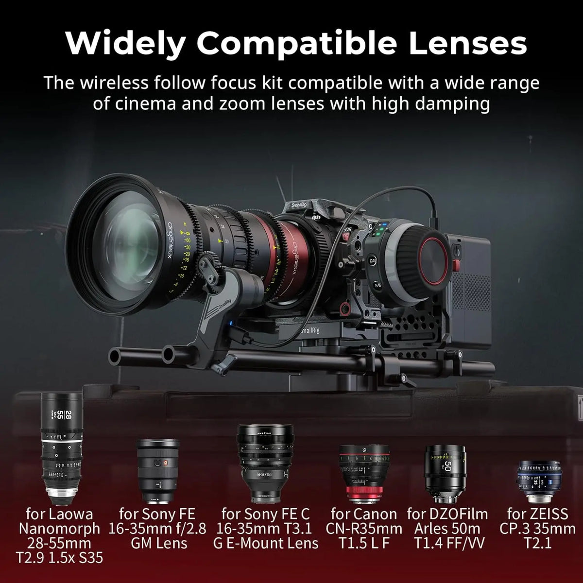 SmallRig Wireless Follow Focus Kit Lite 4296B SMALLRIG